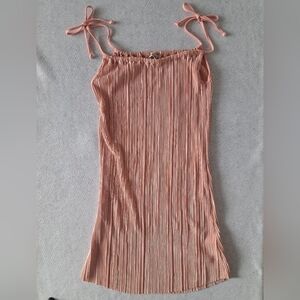 Pisces Pink Pleated Dress
